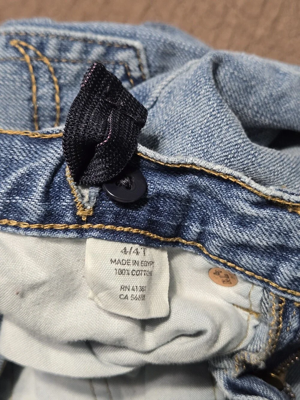 Polo Ralph Lauren Sullivan Slim Toddler Boys Distressed Blue Jeans Size 4T Y4
